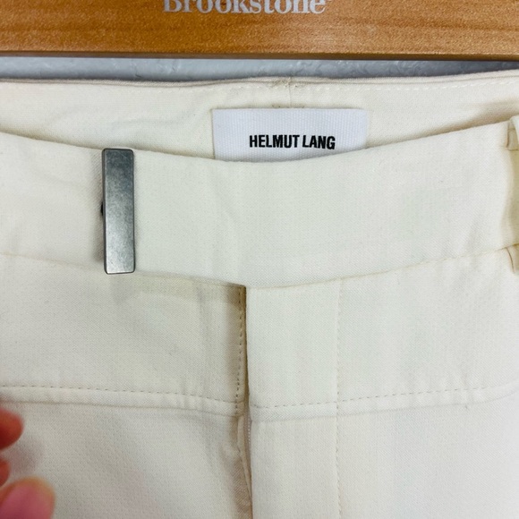 Helmut Lang Cream Ivory Trousers Pants - Picture 3 of 6